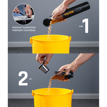 Kannettava mini-imuri 12000 Pa teholla ja pikalatauksella