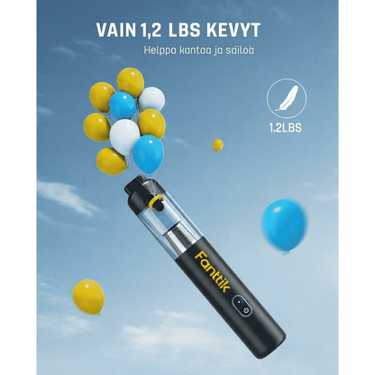 Kannettava mini-imuri 12000 Pa teholla ja pikalatauksella