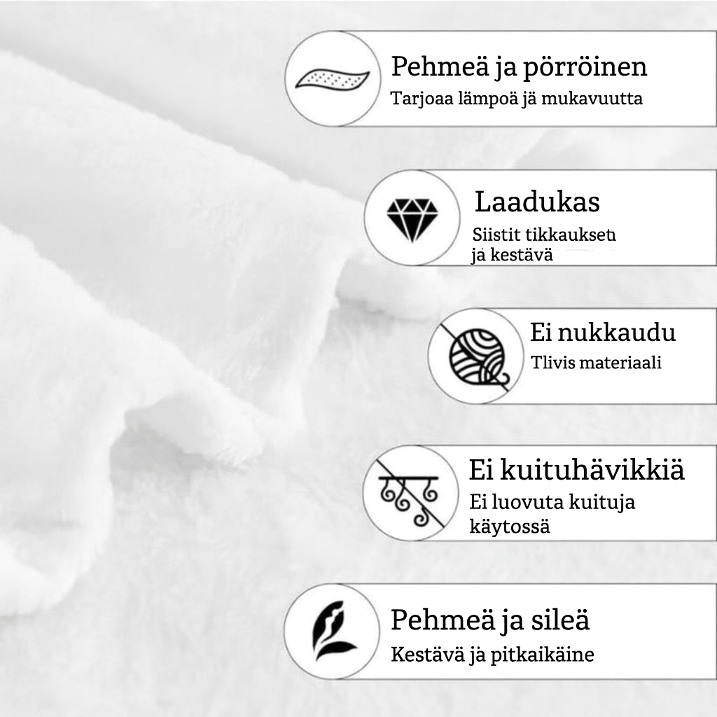 Pehmeä fleecepeitto kauhuteemalla