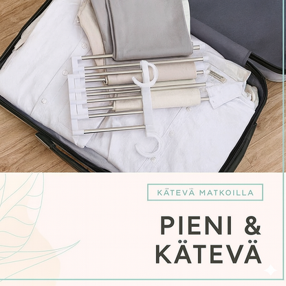 Monikäyttöinen housuteline – Järjestä vaatekaappisi helposti