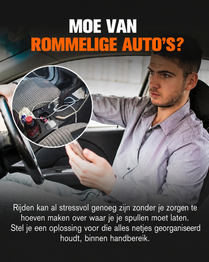 Multifunctionele Auto-armsteun – Universele Middenarmsteun met Opbergvak (PU-leer)