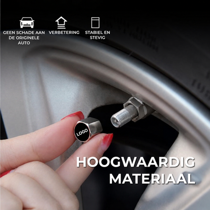 Luxe Ventieldoppen met Autologo - Set van 4