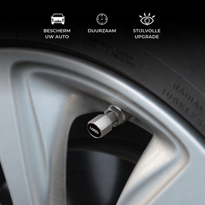Luxe Ventieldoppen met Autologo - Set van 4