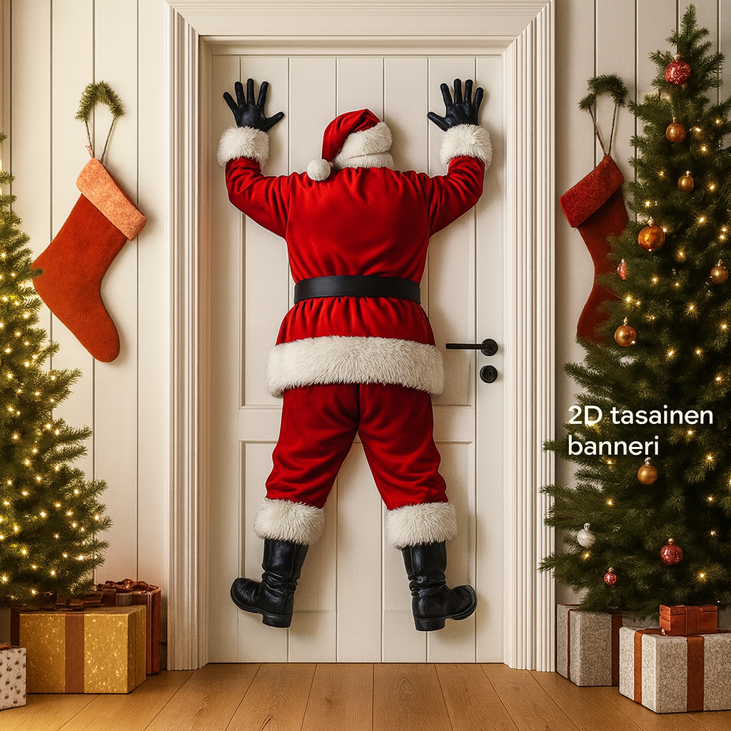 Joulupukki-ovenkarmin koriste