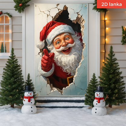 Joulupukki-ovenkarmin koriste