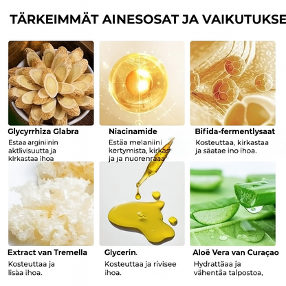 Syväpuhdistava geeli puhdistavilla entsyymeillä