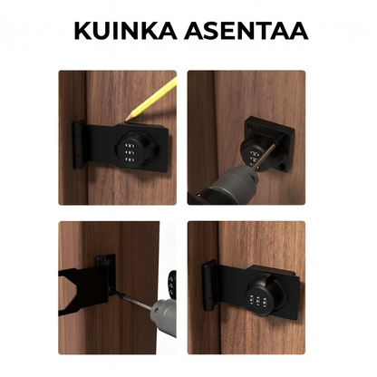 Yhdistelmälukko kaappeihin ja oviin