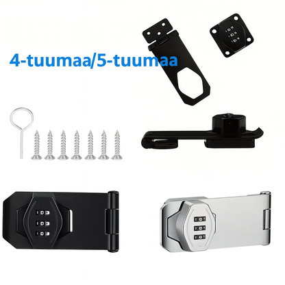 Yhdistelmälukko kaappeihin ja oviin