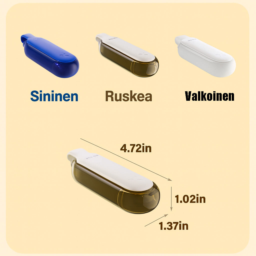 2-in-1 kannettava pillerimurskain ja kerroksellinen pillerirasia