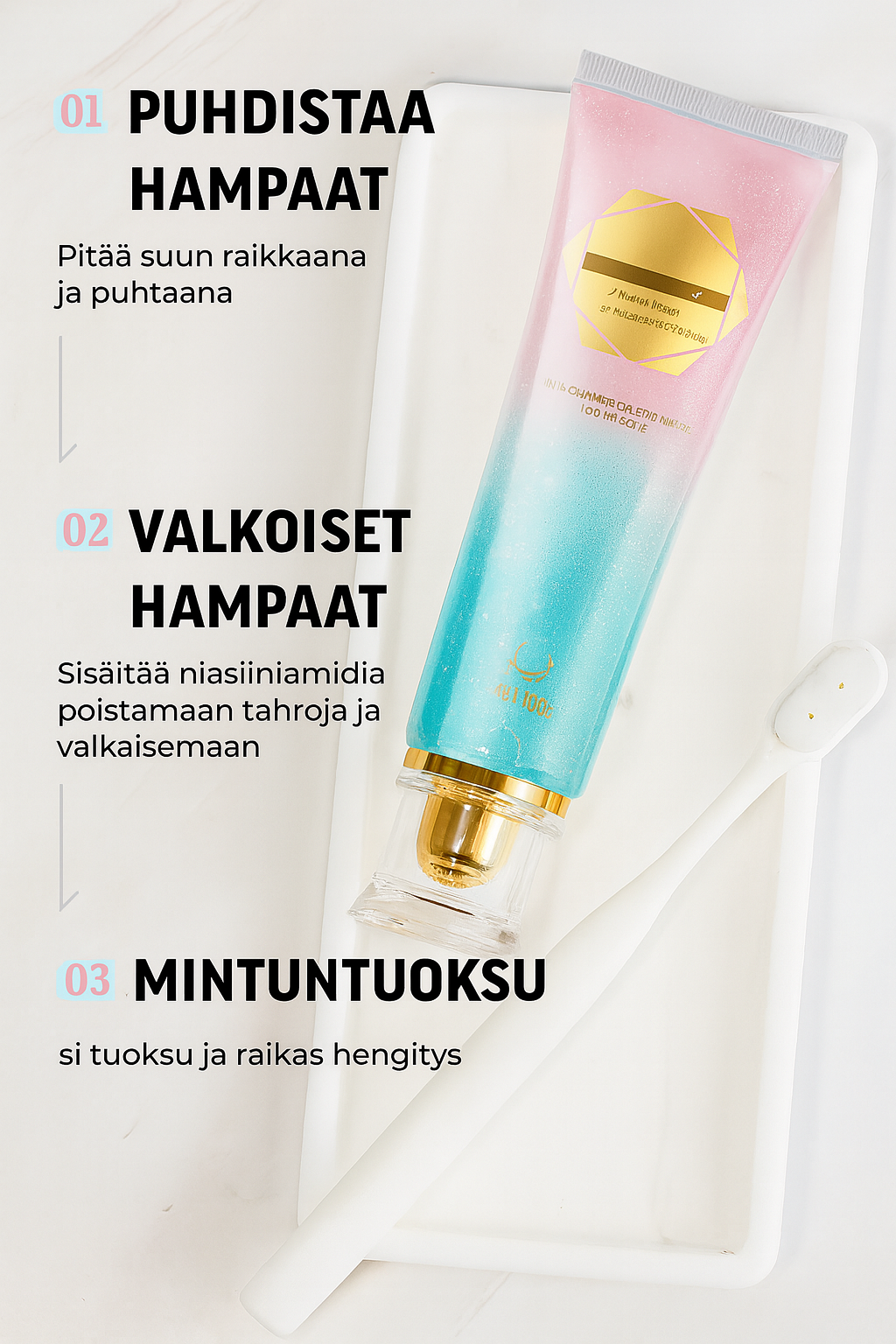 Valkaiseva hammastahna