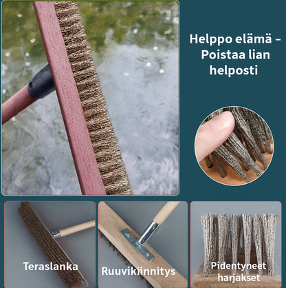 Ruostumattomasta teräksestä valmistettu lankaharja