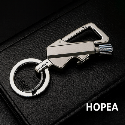 Uudelleenkäytettävä tulitikku avaimenperällä – monitoimityökalu ja pullonavaaja samassa