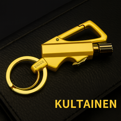 Uudelleenkäytettävä tulitikku avaimenperällä – monitoimityökalu ja pullonavaaja samassa