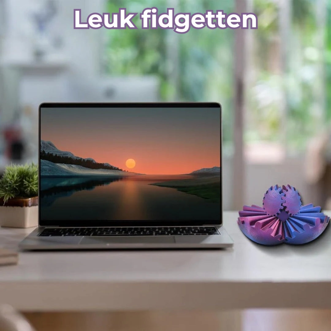 Fidget Tandwielbal-Stressverlichting & Focus