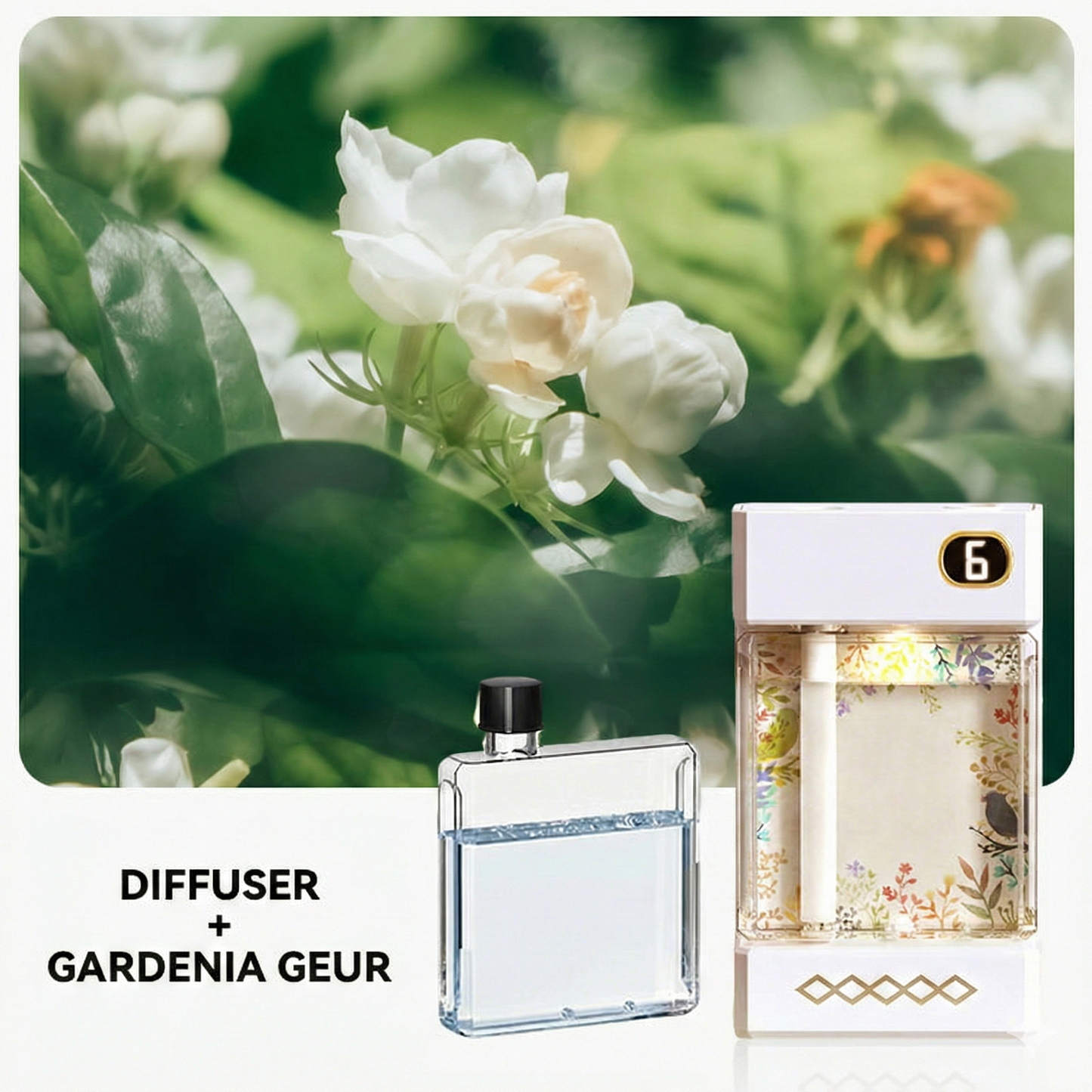 Draadloze Aromatherapie Diffuser - USB Oplaadbaar - Vernevelaar met LED Verlichting
