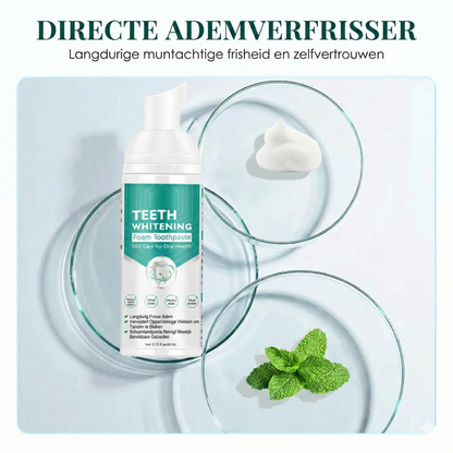 Whitening Tandpasta Schuim - 360° Deep Cleaning Mousse (Voor Frisse Adem).