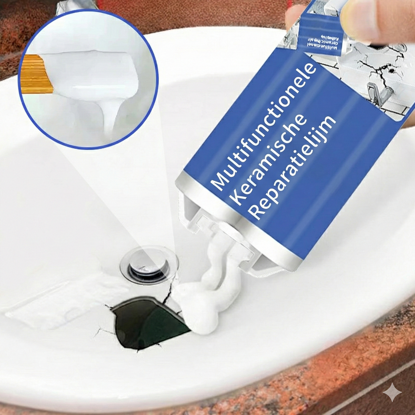 Porseleinlijm & Keramieklijm Transparant - Waterbestendige Reparatielijm voor Servies & Vazen