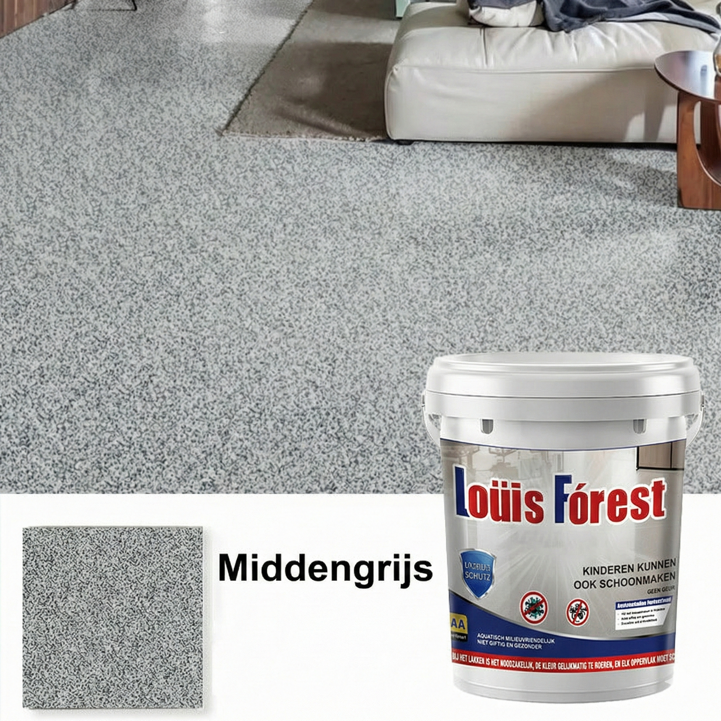 Epoxy Gietvloer Marmerlook - Hoogglans Vloercoating Complete Set (Krasvast & Waterdicht)