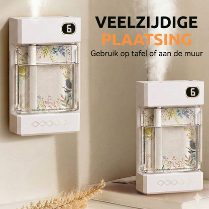 Draadloze Aromatherapie Diffuser - USB Oplaadbaar - Vernevelaar met LED Verlichting