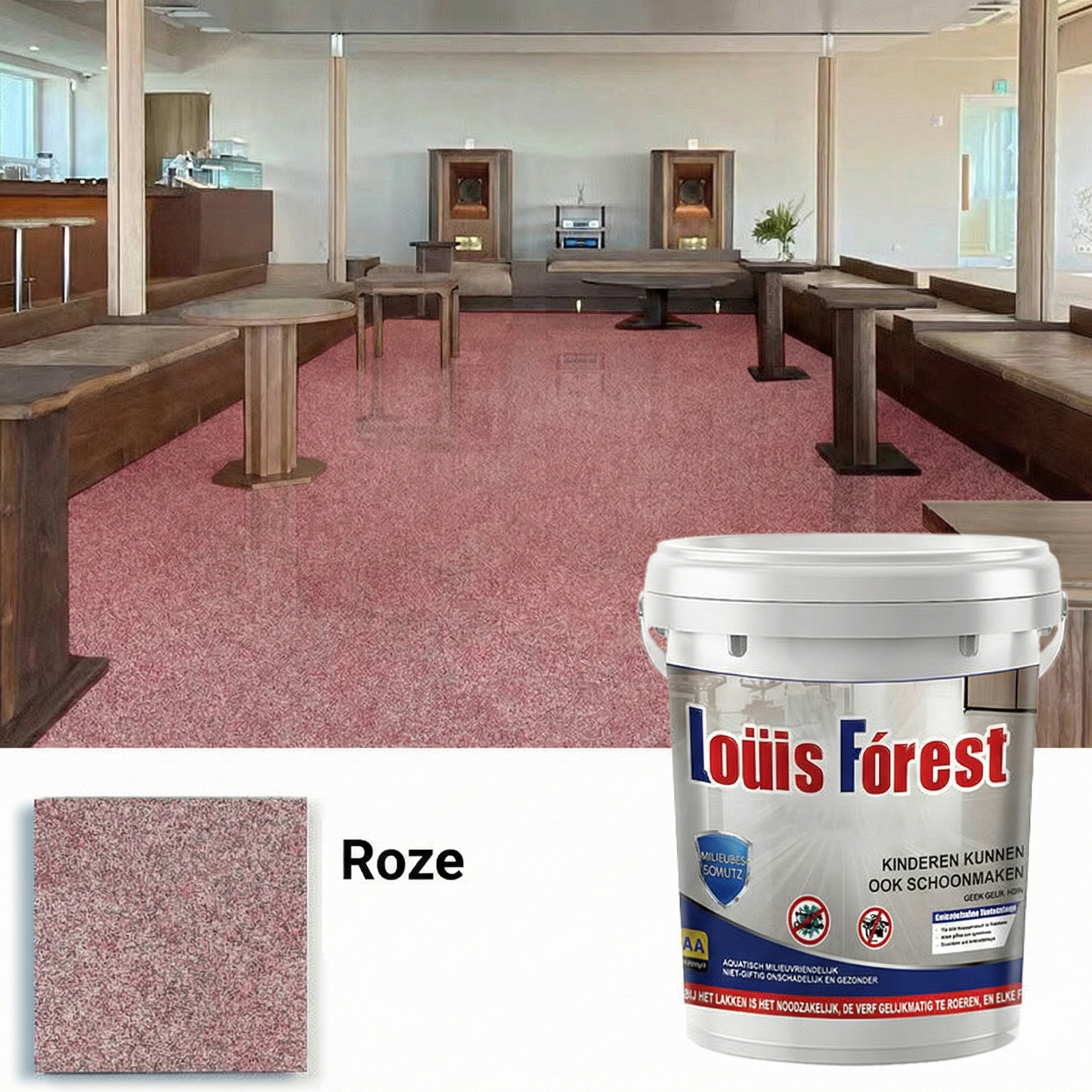 Epoxy Gietvloer Marmerlook - Hoogglans Vloercoating Complete Set (Krasvast & Waterdicht)