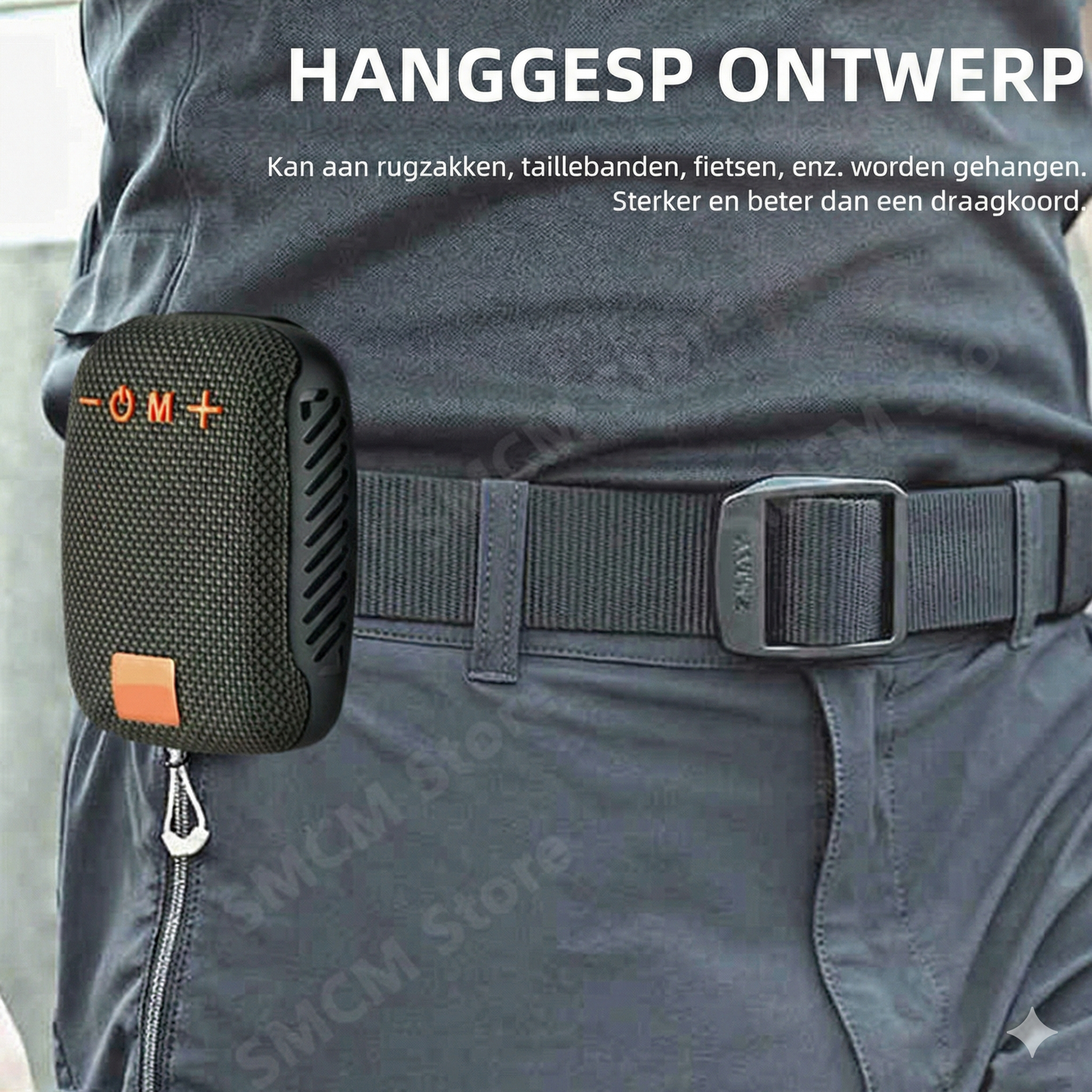 Bluetooth Speaker voor Fiets - Waterdichte Fietsspeaker met Stevige Houder (Schokbestendig & Handsfree)