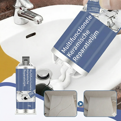Porseleinlijm & Keramieklijm Transparant - Waterbestendige Reparatielijm voor Servies & Vazen