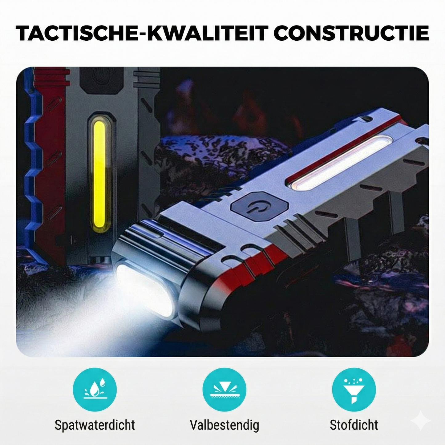 Oplaadbare LED Werklamp - 180° Kantelbaar