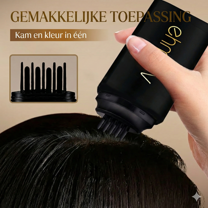 Uitgroeiset Kam - Tijdelijke Haarkleuring voor Grijs Haar & Uitgroei (Direct Resultaat)