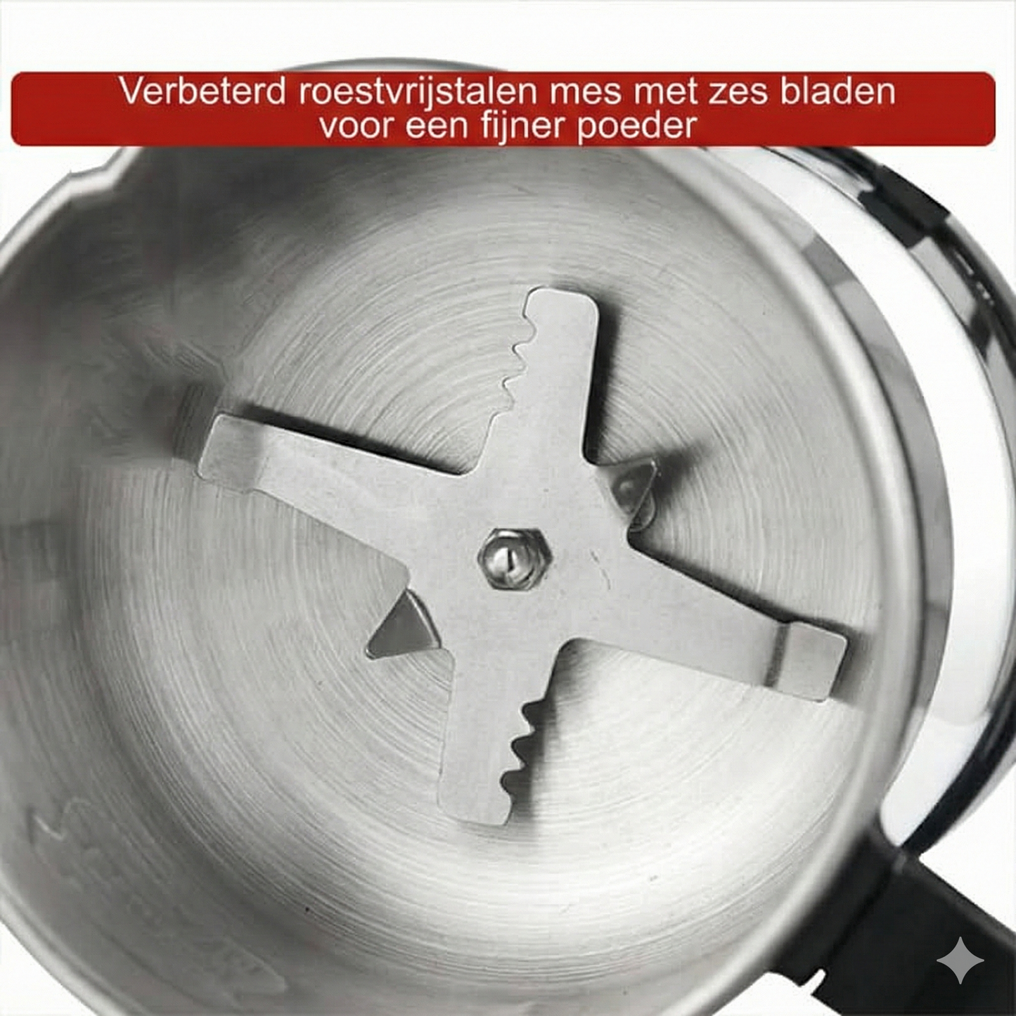 Elektrische Koffiemolen & Kruidenmolen - RVS Bonenmaler voor Koffie, Noten & Zaden (Compact).