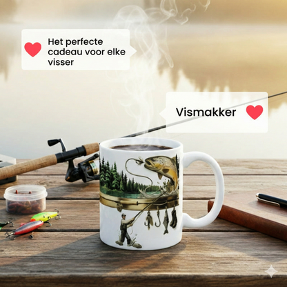 Koffiemok Visser - Grappig Cadeau
