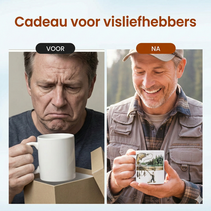 Koffiemok Visser - Grappig Cadeau