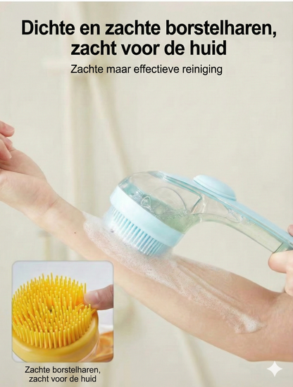 Honden Wasborstel met Shampoo Dispenser