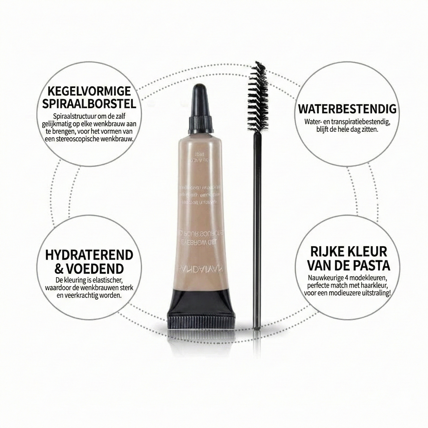 Long-lasting Wenkbrauw Kit - Waterproof Formula