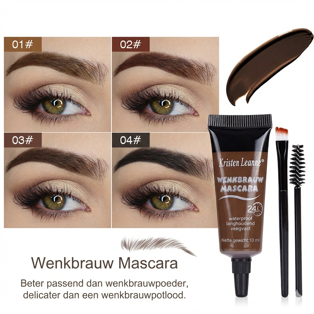 Long-lasting Wenkbrauw Kit - Waterproof Formula