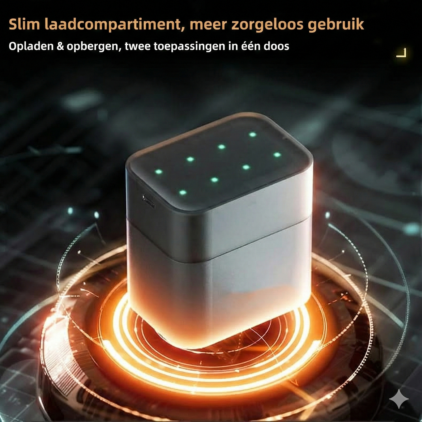 Batterijlader Set met 8 AA Oplaadbare Batterijen- Snellader 2,5 Uur (Geschikt voor AA & AAA).