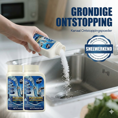 Krachtige Afvoerontstopper - Vloeibaar Ontstoppingsmiddel voor Keuken, Douche & Toilet (Lost Haren & Vet op)