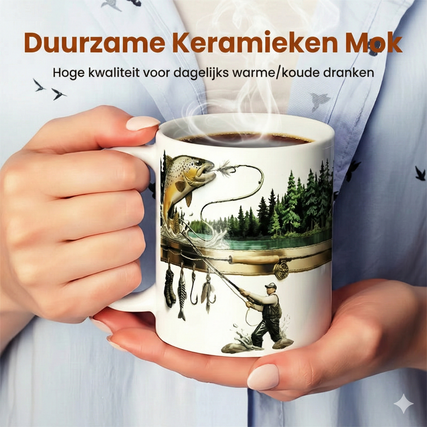 Koffiemok Visser - Grappig Cadeau