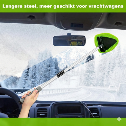 Telescopische Raamwisser Set -Uitschuifbare Steel met Inwasser & Trekker