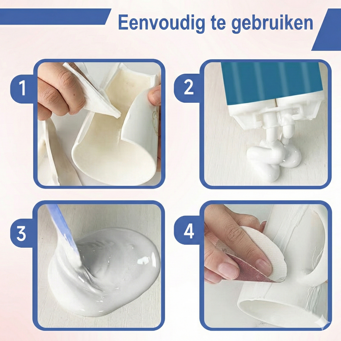 Porseleinlijm & Keramieklijm Transparant - Waterbestendige Reparatielijm voor Servies & Vazen