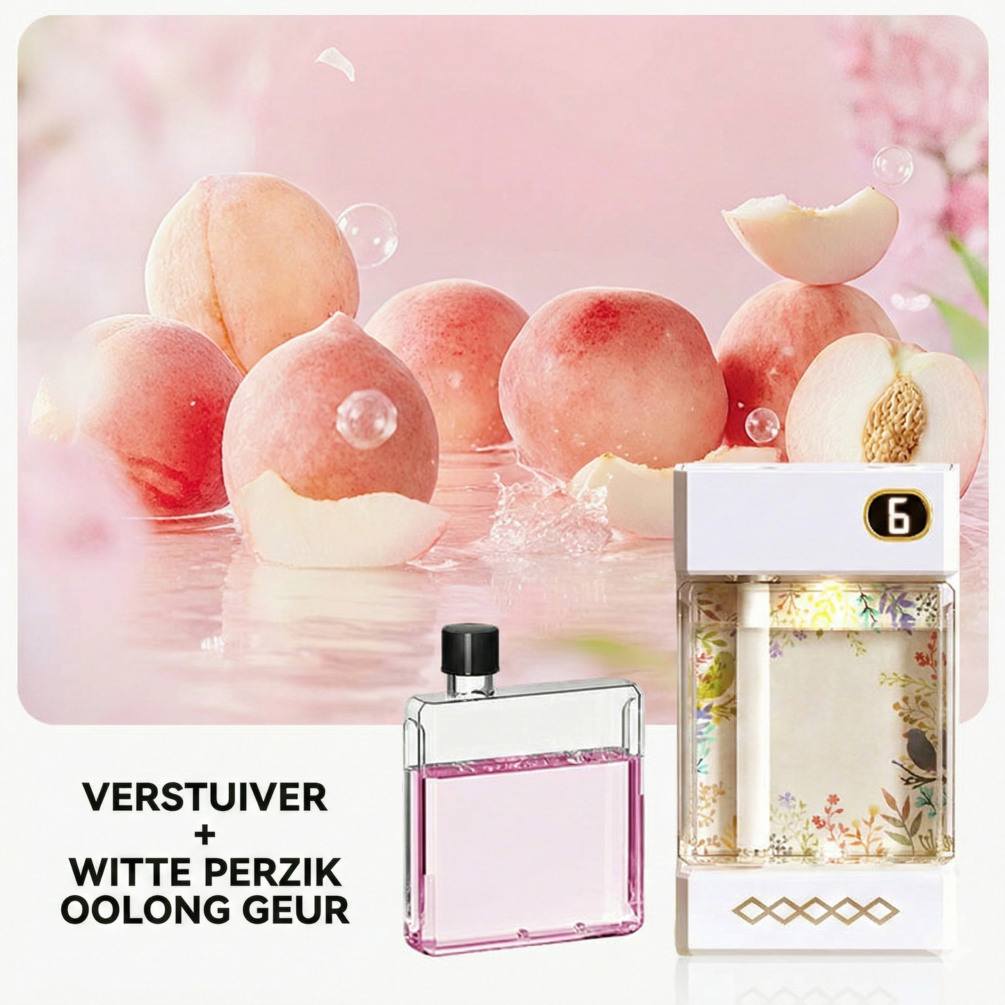 Draadloze Aromatherapie Diffuser - USB Oplaadbaar - Vernevelaar met LED Verlichting