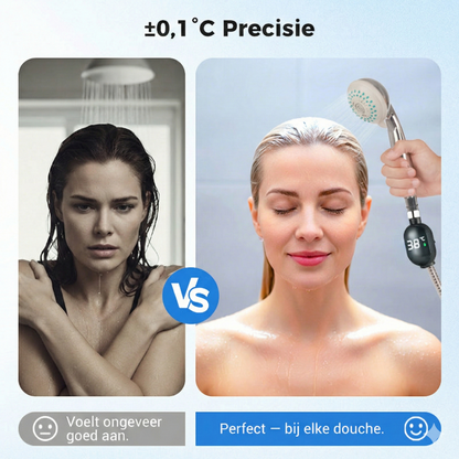 Digitale Douchethermometer - LED Waterthermometer Zonder Batterijen (Veilig voor Baby & Kind)