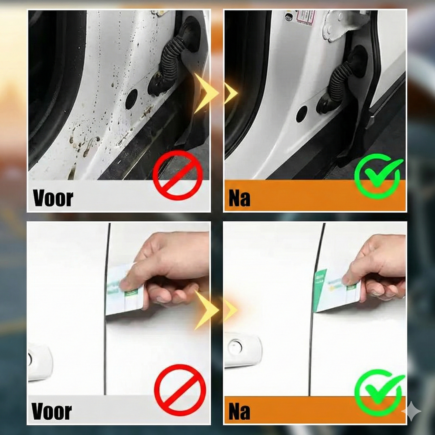 Universeel Portierrubber Auto (5 Meter) - Zelfklevende Tochtstrip Tegen Windruis (B-Vorm)
