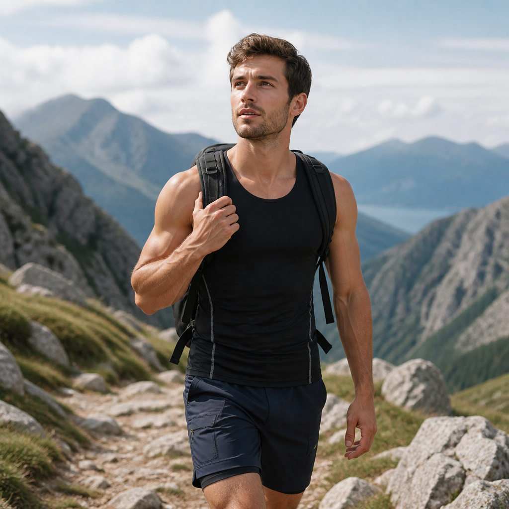 🔥 Tijdelijke aanbieding: 50% korting❗️❗️ Compressie-ondergoed / compressiehemd voor heren – ideaal voor training en fitness