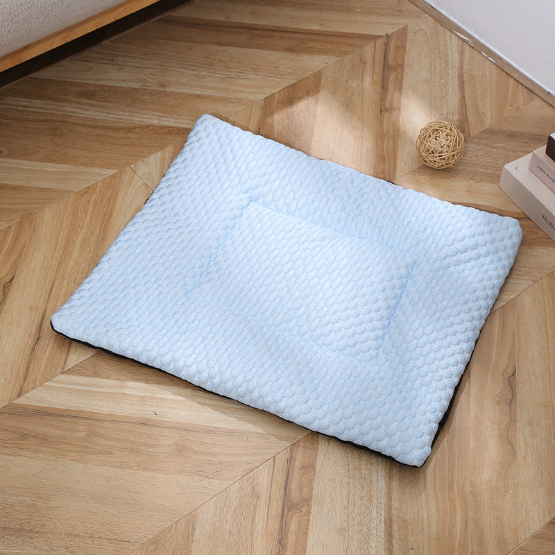 ❄️Gel Koelmat voor Huisdieren – Zomerse Koelmat, Ademend & Gifvrij, Geschikt voor Honden en Katten, Koel Slaapkussen🐶🐱