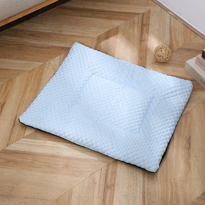 ❄️Gel Koelmat voor Huisdieren – Zomerse Koelmat, Ademend & Gifvrij, Geschikt voor Honden en Katten, Koel Slaapkussen🐶🐱