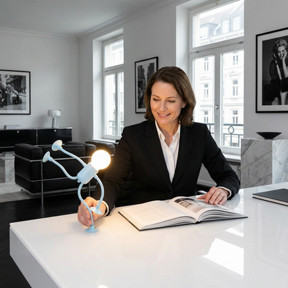 LED-lamp met zuignap — leuk ontwerp, inclusief verwisselbare zuignappen, kan worden gebruikt als decoratie.