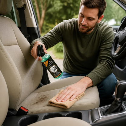 Multifunctionele autoreinigingsspray – Krachtige vlekkenverwijderaar, de ultieme oplossing voor het verwijderen van hardnekkige vlekken.
