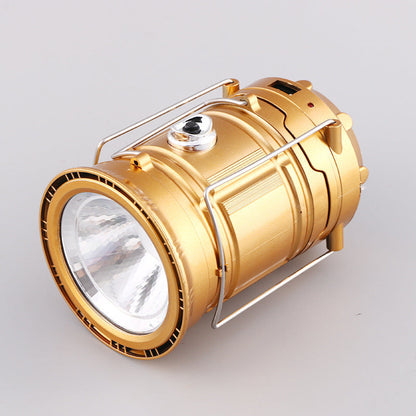 2-in-1 Solar Campinglamp & Zaklamp - USB Oplaadbaar