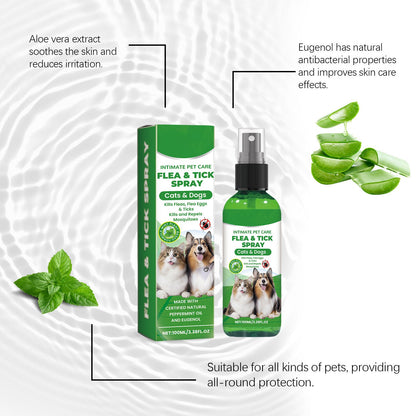 Natuurlijke vlooien- en tekenspray 🐱🐶