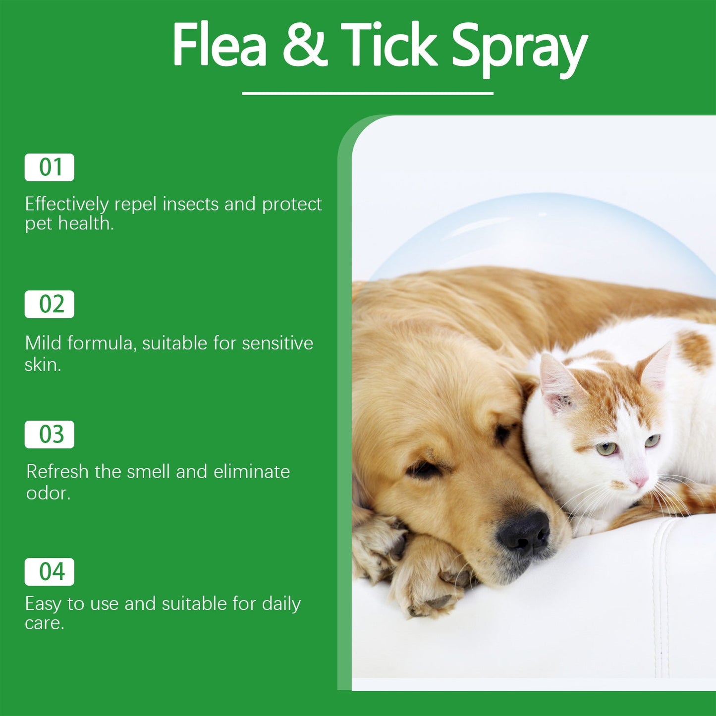 Natuurlijke vlooien- en tekenspray 🐱🐶